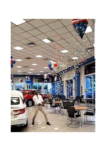 Parti Için Konfeti, Doğum Günü ve Özel Günler Konfetisi, Rengarenk Karnaval Konfeti 30 cm (Karışık Renkli) modelleri