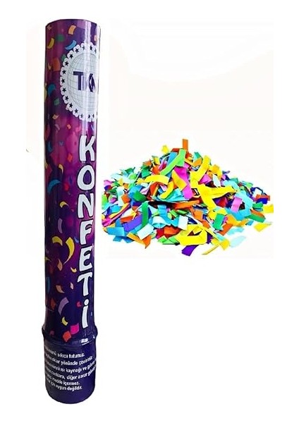 Parti Için Konfeti, Doğum Günü ve Özel Günler Konfetisi, Rengarenk Karnaval Konfeti 30 cm (Karışık Renkli) fırsatları