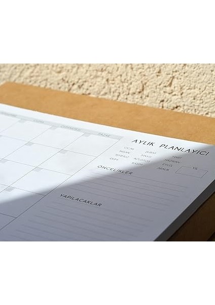 Tanıtım 3'lü Masaüstü Planlayıcı Set (Günlük, Haftalık, Aylık Planlayıcı) modelleri