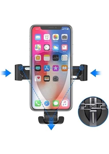 Wc1 Şarj Cihazı ve Telefon Tutucu Siyah modelleri