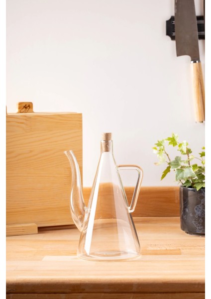 Borosilikat Cam Yağdanlık - Sosluk