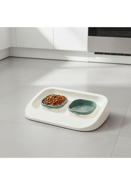 Yeşil 2'si 1 Arada Mama ve Su Kabı fırsatları