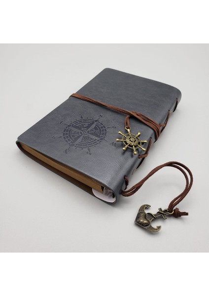 Deri Defter Gri