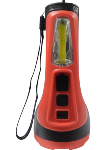 PD-7272 Profesyonel El Feneri | 10W – 1000 Lümen – 6400 Mah – Powerbank Özellikli & Cob LED Aydınlatma modelleri