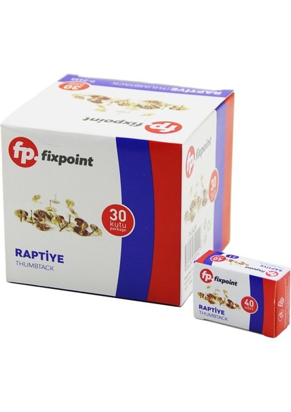 1200 Adet Metal Raptiye = 40PCS x 30 (4741)