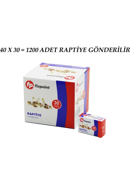 1200 Adet Metal Raptiye = 40PCS x 30 (4741) fiyatları