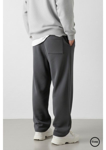 Erkek Baggy Eşofman Altı Oversize Bol Paça 3 Iplik Kalın Kumaş Streetwear Cepli fiyatları