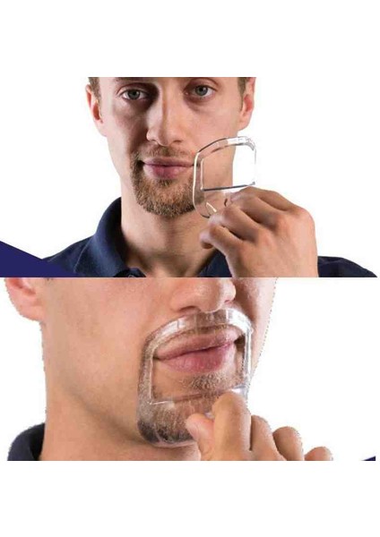 Top Sakal Kalıbı Sakal Şekillendirici Berber 5 Adet Farklı Model Kalıbı