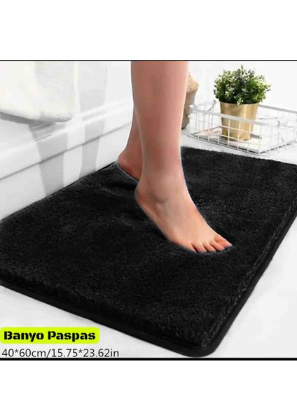 Bohem Desen Kaymaz Banyo, Duş Önü Paspas 40X60CM kaymaz pamuk tabanlı makinede yıkanılabilir