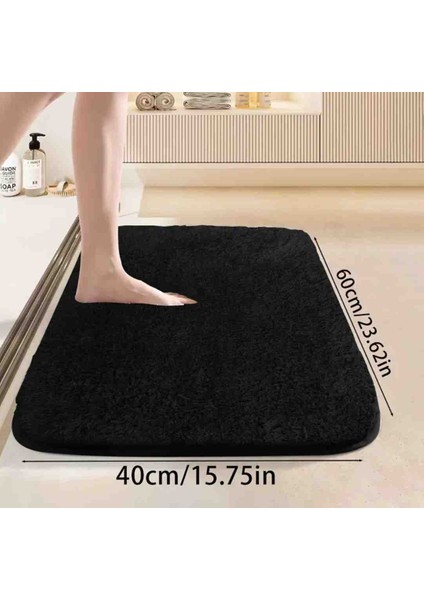 Bohem Desen Kaymaz Banyo, Duş Önü Paspas 40X60CM kaymaz pamuk tabanlı makinede yıkanılabilir modelleri