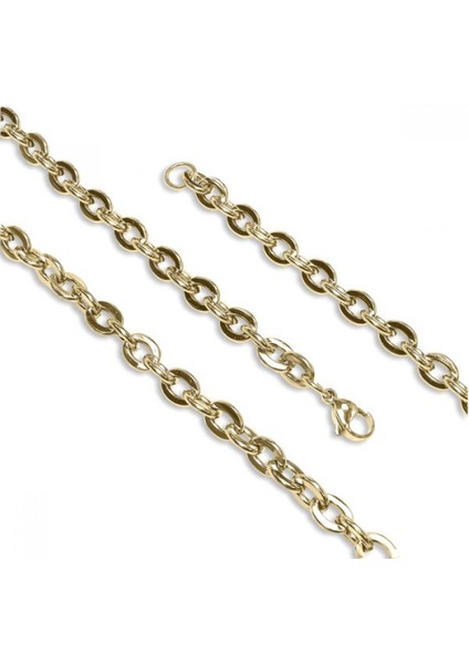 Erkek Mariner Çelik Kolye 1,6mm x 6mm