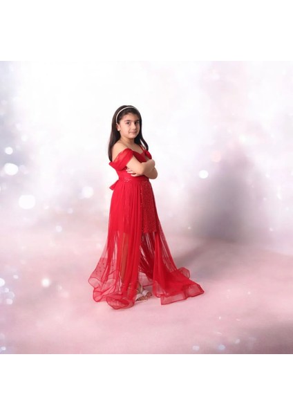 Içi Kısa Kuyruklu Pullu Abiye Elbise modelleri