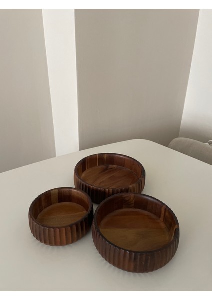 Akasya 3'lü Kase Seti Curve modelleri