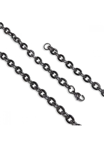 Erkek Mariner Çelik Kolye 1,6mm x 6mm