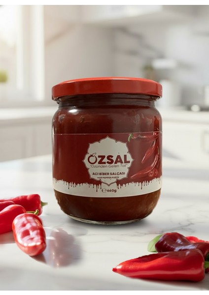 Özsal Acı Biber Salçası 660GRAM