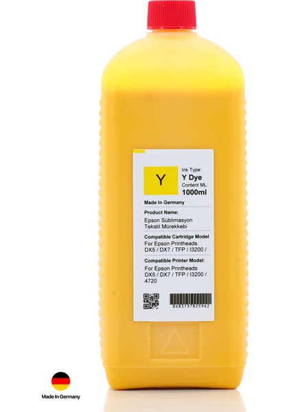 Epson Süblimasyon Mürekkep Qc Pro Serisi 1000ML Y Dye Sarı modelleri