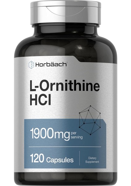 L-Ornithine Hcl 1900MG Per Serving 120 Caps
