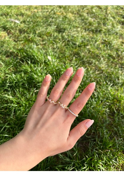 Butterfly Taşlı Yüzük