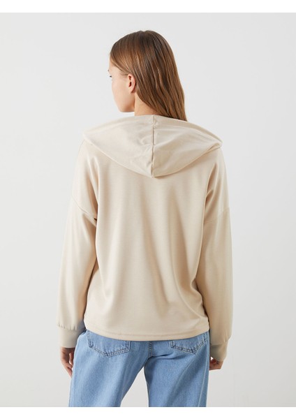 Yeni Sezon Kapüşonlu Kadın Fermuarlı Sweatshirt fırsatları