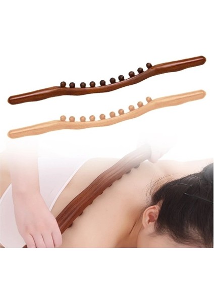 60 cm Doğal Ahşap Masaj Sopası