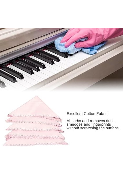 Adet Pamuk Piyano Temizleme Cilası Bezi, Temizlik Bezi Bezi Temizleme ve Bakım Gitar Bas Keman Gitar ve Bas Aksesuarları (Pınk) modelleri