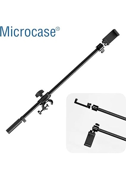 Telefon Tutuculu Metal Boom Kolu Boomarm 65 cm 1/4 Vida - AL4728 fiyatları
