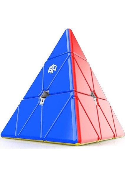 Gan Pyraminx 36 Mıknatıslı Hızlı Piramit Üçgen Rubik Küp Zeka Küpü Çıkartmasız (Standart) Türkiye Resmi Satıcısı