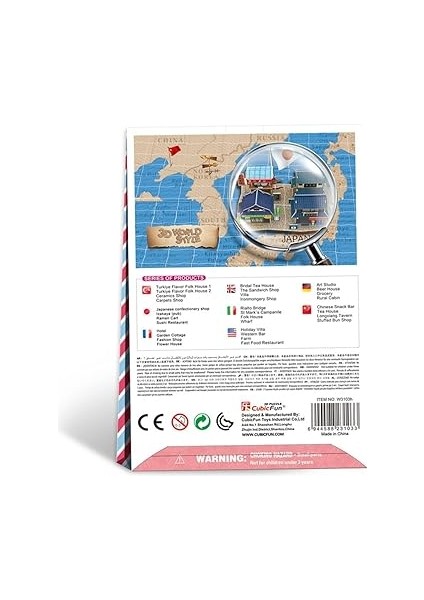 CUB/W3103H 3D 31 Parça Puzzle Japon Seyyar Arabası fiyatları