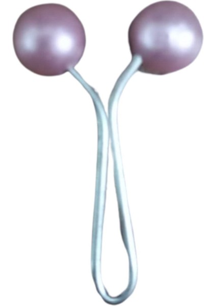 Eşarp Klipsi Top Düz Pembe 1 Adet