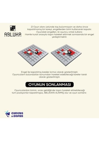 Curious&genius Abluka Akıl ve Zeka Oyunu fiyatları
