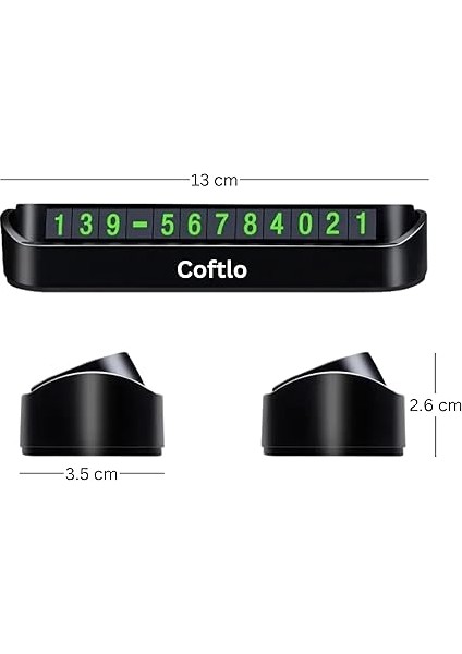 Araç Içi Numaratör, Her Rakamdan 4 Adet Bulunur, Kaliteli Malzeme, Araba Camına Telefon Numarası Göstergesi, Sabit ve Kullanışlı TASARIM13X3.5X2.6 cm fiyatları
