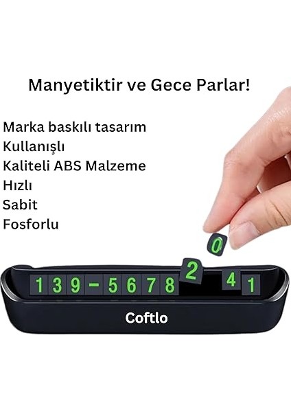 Araç Içi Numaratör, Her Rakamdan 4 Adet Bulunur, Kaliteli Malzeme, Araba Camına Telefon Numarası Göstergesi, Sabit ve Kullanışlı TASARIM13X3.5X2.6 cm modelleri