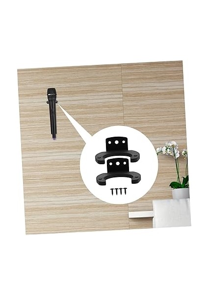 4 Adet Mikrofon Kancası Duvara Monte Tutucu Mikrofon Standı Kamera Üçayağı Tripod Kablosuz Mikrofon Kelepçesi Mikrofon Askı Tutucu Çalışma Masası Ilişki Kurmak Binmek Parantez modelleri