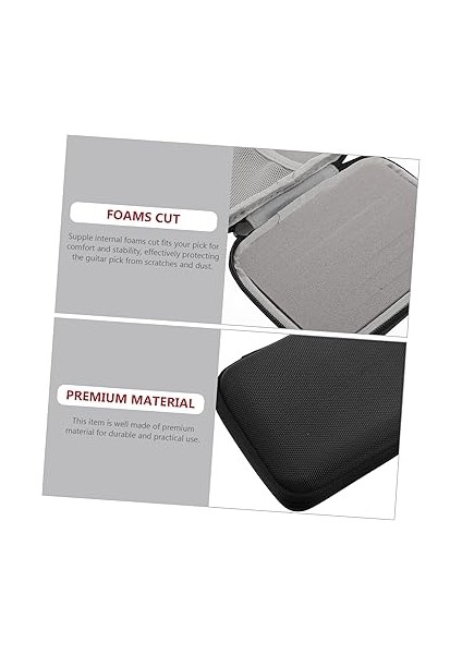 Gitar Pena Çantası Gitar Pena Saklama Kutusu Düzenli Pena Tutucu Kompakt Taşınabilir indirimleri