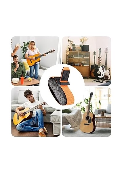 Fret Wrap - Ayarlanabilir Gitar Dize Kapak Bandı, Bas Sessiz Klavye Sessizleştirme Kayışları Bas Susturucu Susturucu Enstrüman Aksesuarları Ukulele Bas Gitar Dize fırsatları
