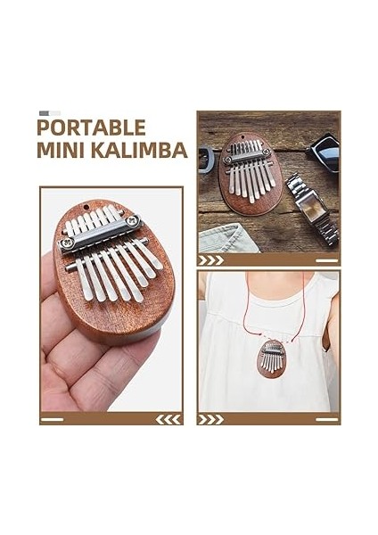 Mini Kalimba Parmak Piyano Taşınabilir Ahşap Müzik Aleti Nota Hafif Tasarım Için Pratik Müzik Eğitimi indirimleri