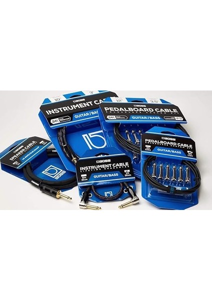 BIC-1AA Studio Grade Instrument Cable, Patch/pedal Kablosu, Sağ Açılı 1/4 Inç Konnektörler, 1 Ft/30 cm Uzunluk fiyatları
