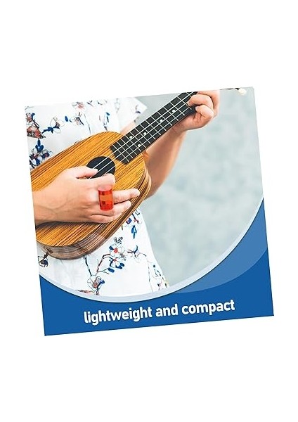 4pcs Ukulele Parmak Shaker Gitar Için Plastik Kum Zilleri Ukulele Mandolin Banjo Cajon Perküsyon Müzik Aleti Bantlar ve Performanslar Için Ideal modelleri