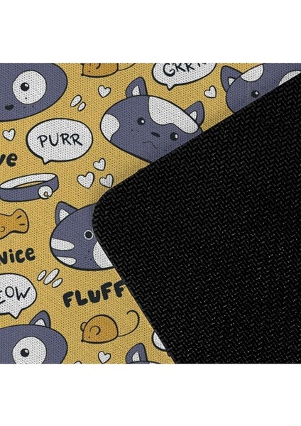 Kız Arkadaşa Hediye Sevimli Kedi Tasarımlı Mousepad - Mouse Pad - Fare Altlığı fırsatları