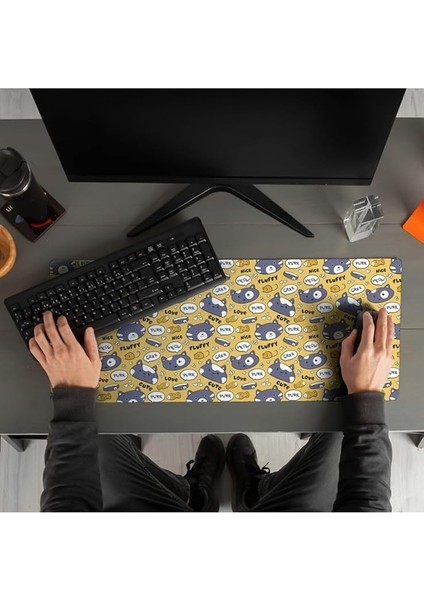Kız Arkadaşa Hediye Sevimli Kedi Tasarımlı Mousepad - Mouse Pad - Fare Altlığı indirimleri