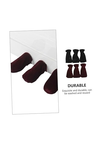 6ADET Lı Premium Piyano Pedalı Koruyucu Kılıf Seti Elastik Taşınabilir Yüzey Koruyucu ve Renk Seçenekleri ile Piyano Aksesuarları fırsatları