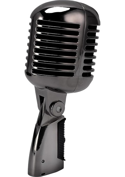 Mikrofon, Retro Dinamik Vokal Mikrofon, Tek Yönlü, Çinko Alaşımı, Şok Geçirmez, 600Ω, Vintage Stil, Zengin Ses Kalitesi, Canlı Performanslar ve Stüdyo Kaydı, (Gunmetal fiyatları