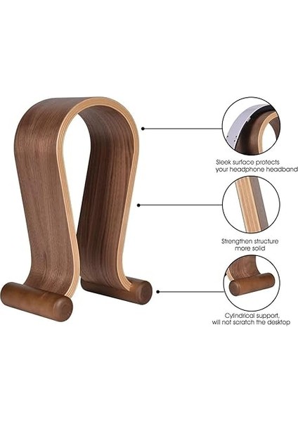 Ahşap Kulaklık Standı, Kulaklık Askı Tutucu Montaj, Oyun Kulaklıkları Ekranı, Şık Masa Kulaklık Tutucu Kurulum modelleri