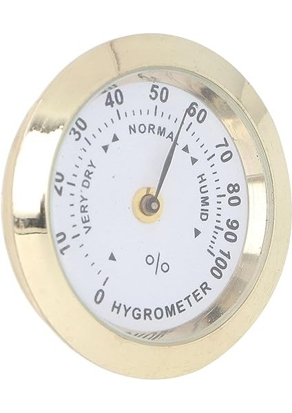 Profesyonel Keman Müzisyenleri Için Yuvarlak Keman Higrometre Katı Alaşım Higrometre Göstergesi indirimleri