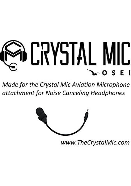Mic-Yedek Havacılık Mikrofon Bose, Lightspeed David Clark Için Ön Camları, Kristal Mic (Üç (3) Paketi Standart Model) modelleri
