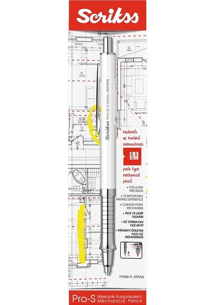 Office Pros Mekanik Kurşun Kalem Beyaz 0.5 mm fırsatları