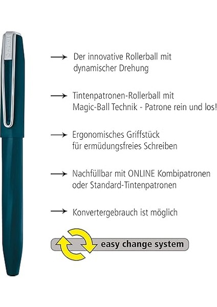 Slope Midnight Blue Roller Kalem fiyatları