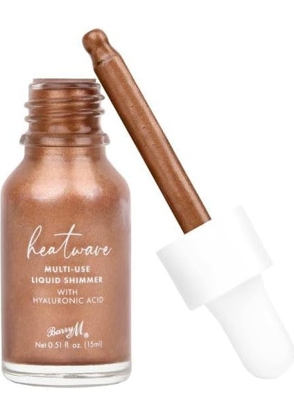 M Heatwave Multi-Use Liquid Shimmer Hyaluronik Asitli Likit Aydınlatıcı Allık Fiery
