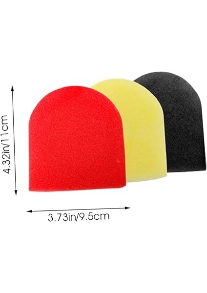 12 Adet Li Mikrofon Kapağı Seti Rüzgar Geçirmez Sünger Kılıf Ktv ve Sahne Performansları Için Uygun Kırmızı Sarı Siyah Mikrofon Kapakları fiyatları