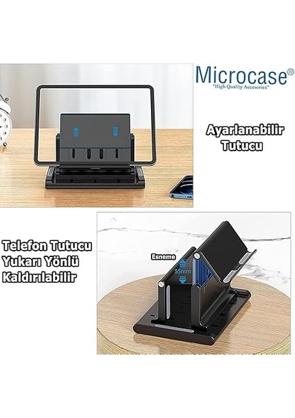Ayarlanabilir Çok Amaçlı Telefon Tutuculu Laptop Notebok Macbook Için Dikey STAND-AL4495 (Siyah) indirimleri